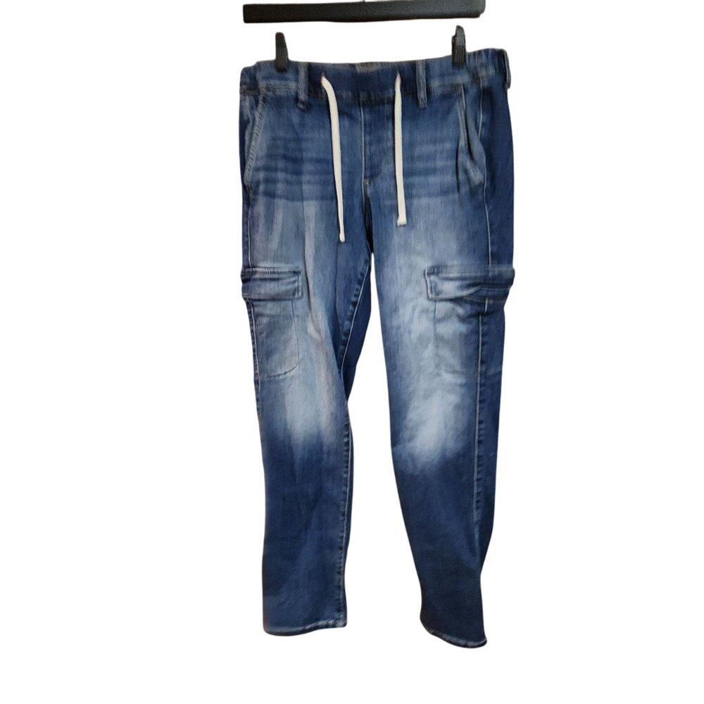 Torrid Womens Weekend Boyfriend Straight Jeans Drawstring Elastic Waist 00R
